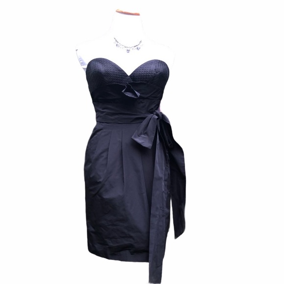 BCBGMaxArzia Strapless LIttle Black Cocktail Dress - Picture 1 of 4
